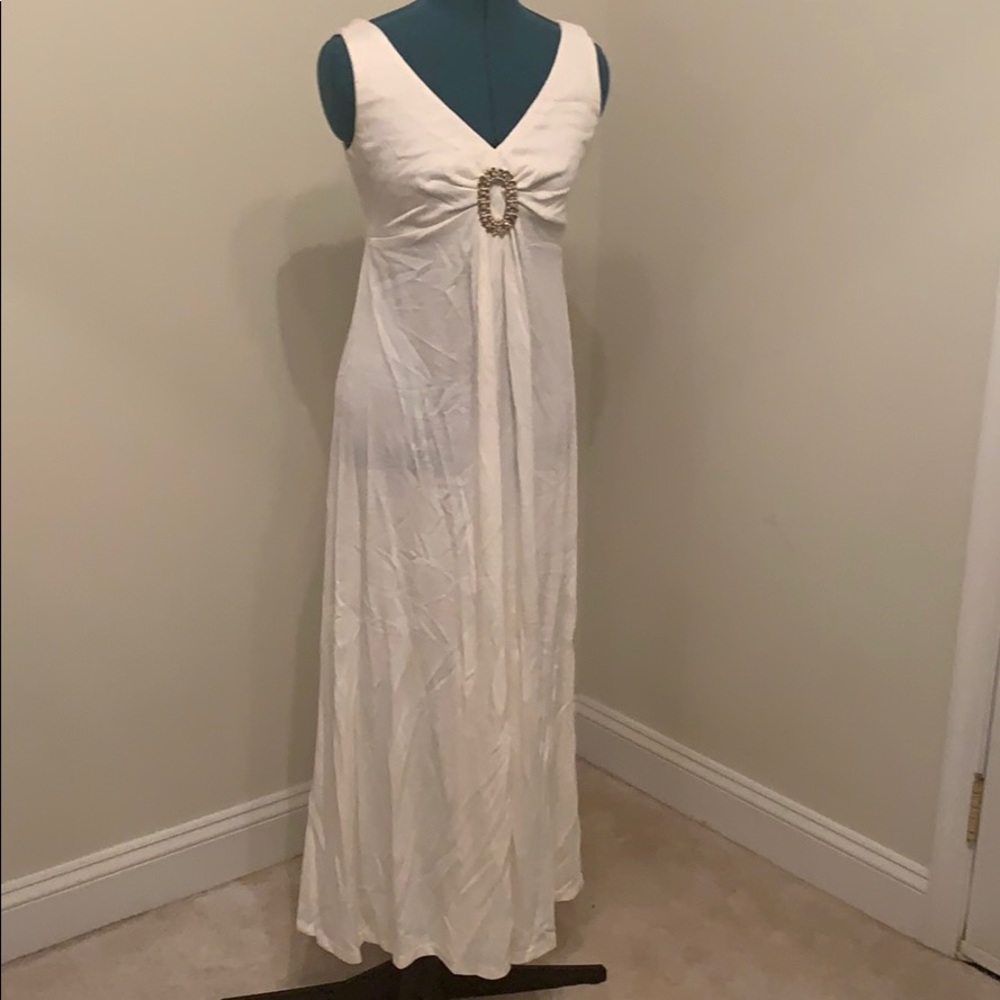 Vintage dress and feathered cape